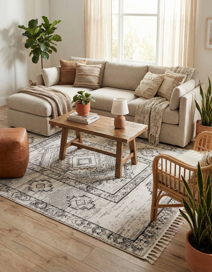 Detail image of  7' 10 x 10' Cherokee Rug