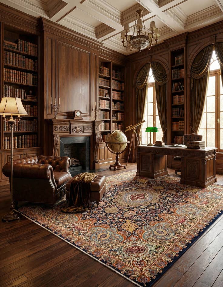 Detail image of 9' 10 x 12' 7 Kashmar Wool Rug