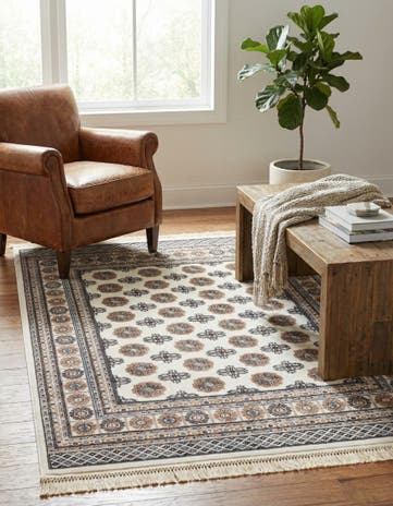 5' 3 x 7' Bokhara Rug