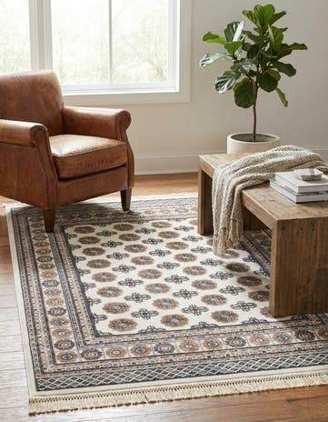 5' 3 x 7' Bokhara Rug