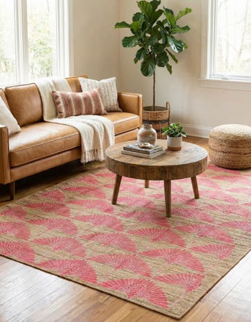 4' 8 x 6' 1 Hand Woven Kilim Modern Wool Rug