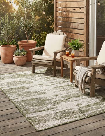 3' x 5' 3 Easy-Clean Modern Indoor / Outdoor Rug