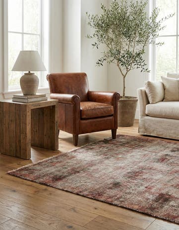 3' 6 x 4' 10 Hand Knotted Ultra Vintage Persian Wool Rug