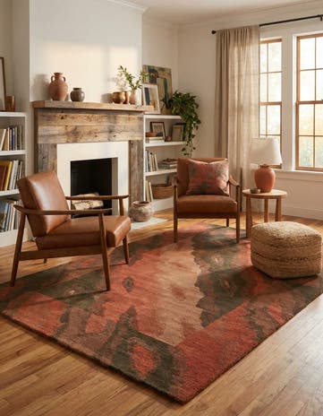 4' x 6' Hand Knotted Nepal Wool Rug