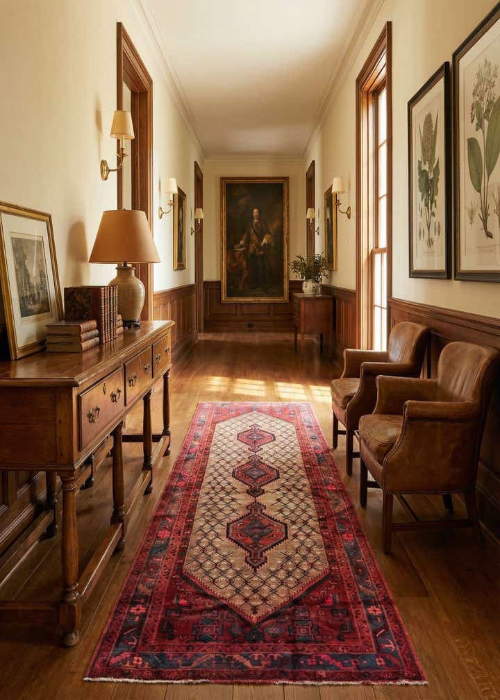 4' 2 x 11' Hand Knotted Darjazin Persian Wool Runner Rug