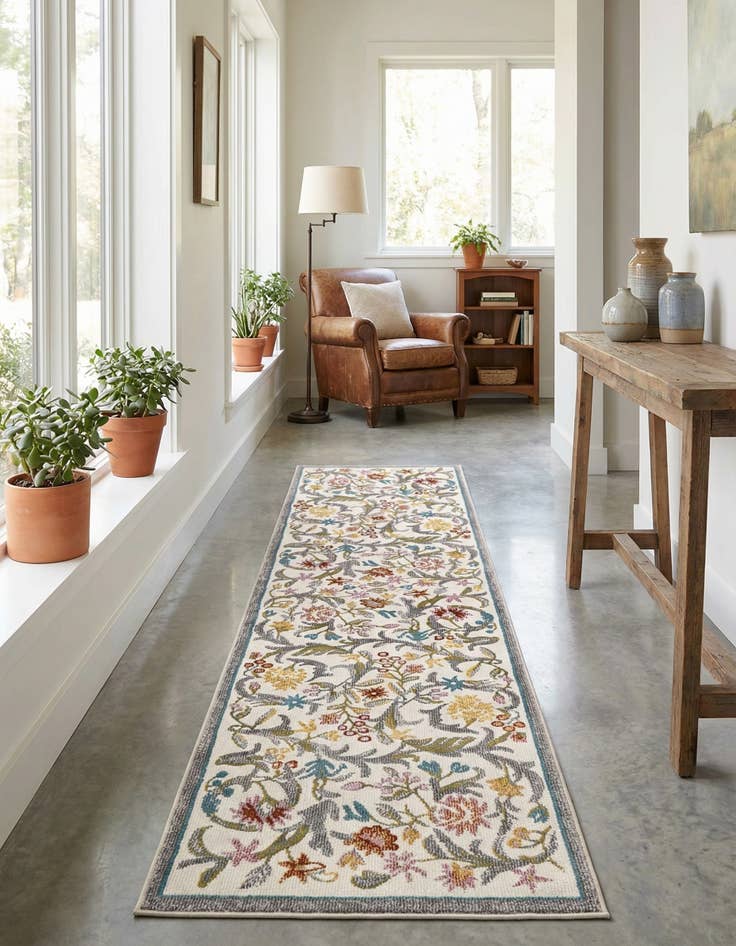 Detail image of 2' x 8' Blossom Runner Rug