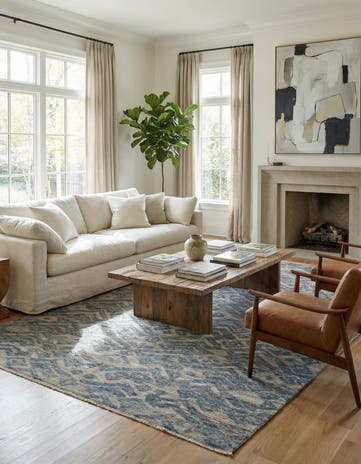 7' 10 x 10' 1 Hand Knotted Darya Wool Rug
