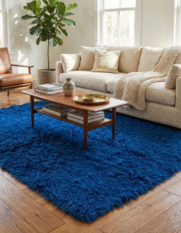 5' x 6' 4 Hand Knotted Moroccan Wool Rug