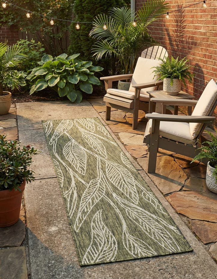 2' x 8' Easy-Clean Botanical Indoor / Outd...