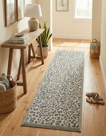 Gray Savannah Runner Rug