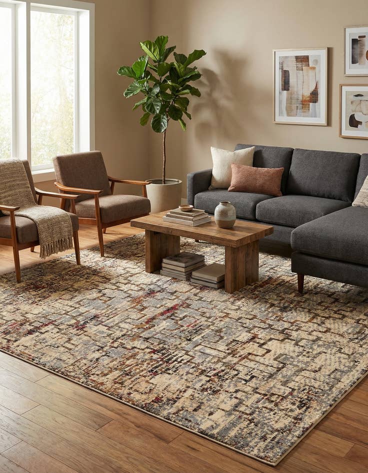 Detail image of  7' 10 x 10' Saturn Rug