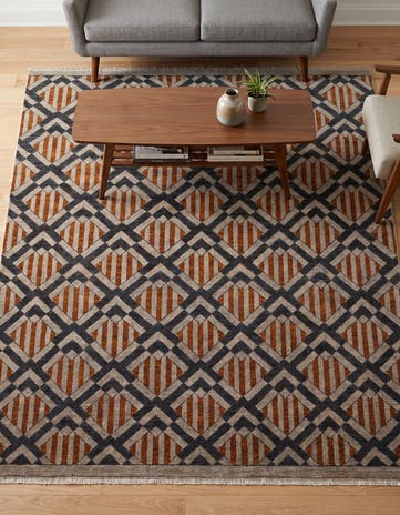 5' x 6' 4 Hand Knotted Ziegler Modern Rug