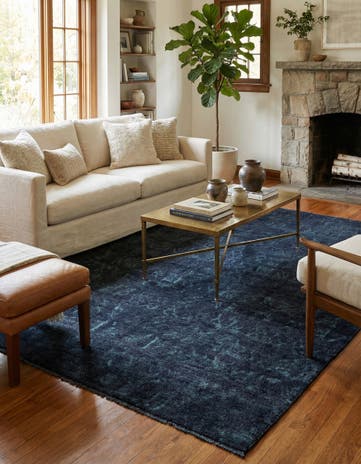6' 3 x 9' Hand Knotted Darya Wool Rug
