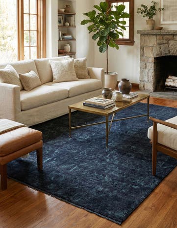 6' 3 x 9' Hand Knotted Darya Wool Rug