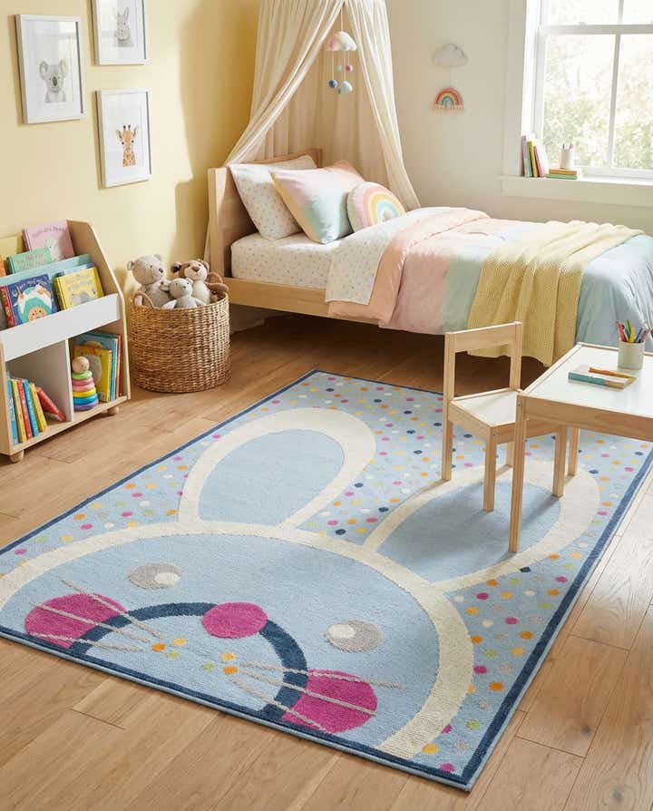 5' 3 x 7' 7 Easy-Clean Indoor / Outdoor Rug