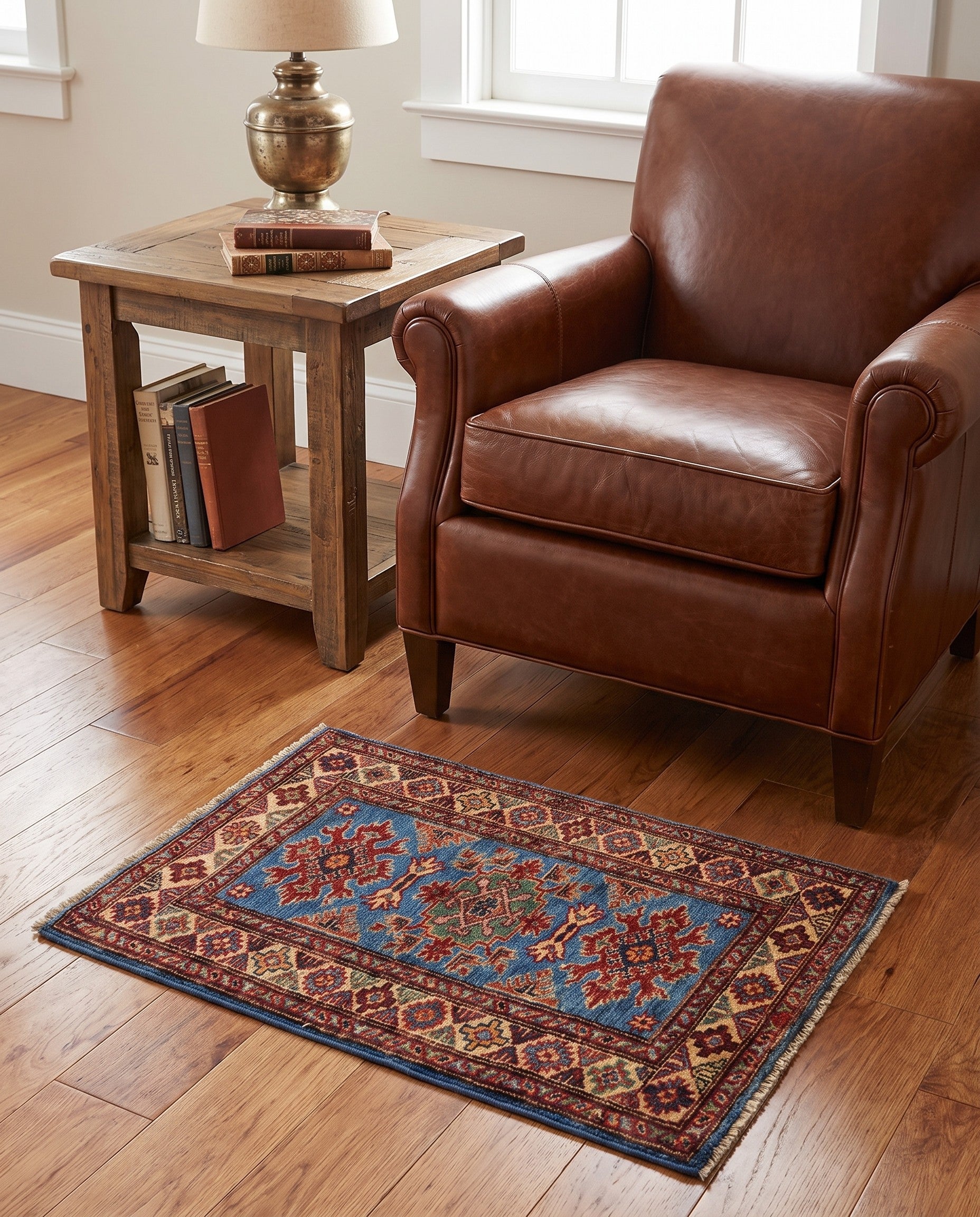 2' x 3' 2 Hand Knotted Kazak Rug