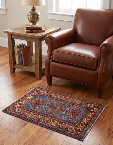 2' x 3' 2 Hand Knotted Kazak Rug