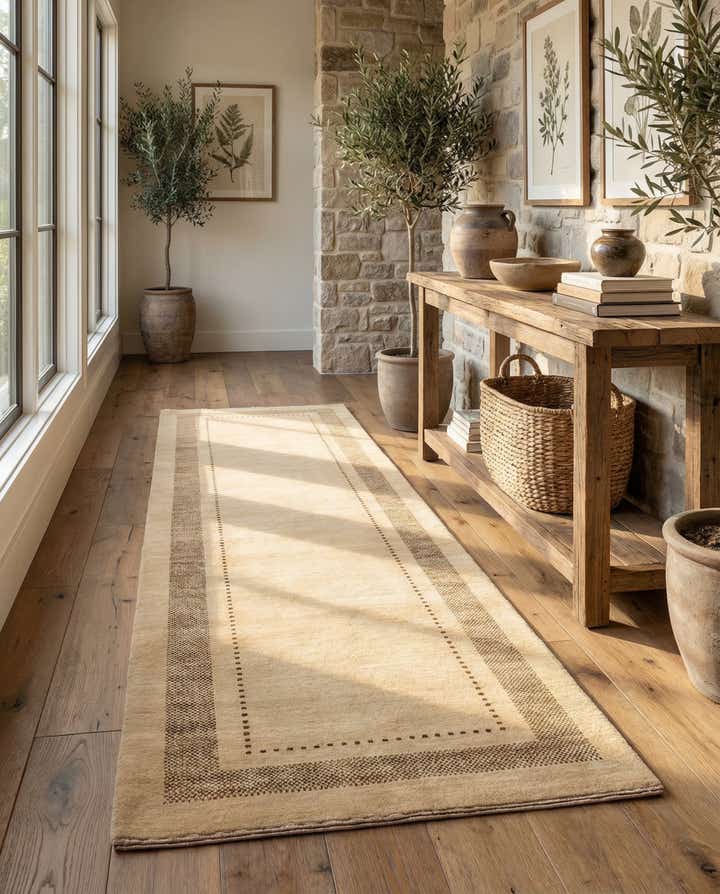 2' 8 x 9' 9 Gabbeh Runner Rug