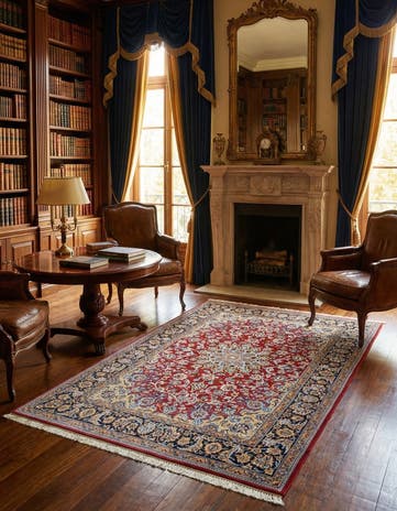 3' 7 x 5' 9 Isfahan Rug