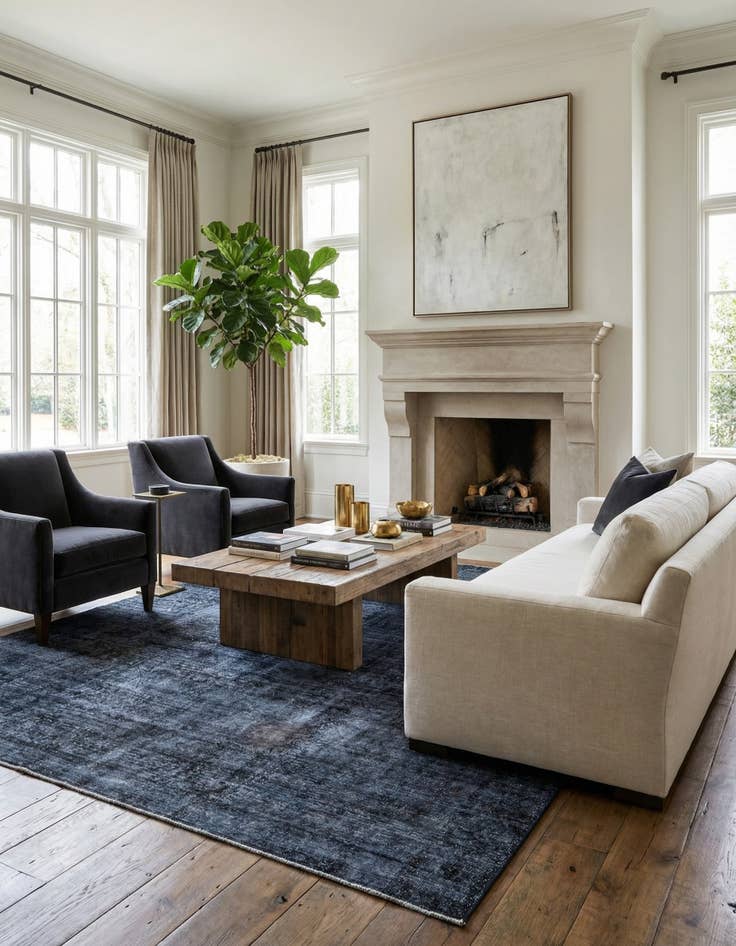 Detail image of 9' 10 x 12' 6  Hand Knotted Ultra Vintage Persian Wool Rug