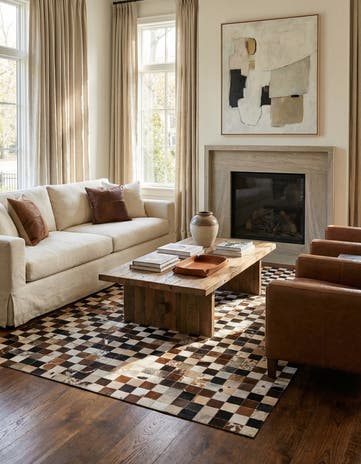 5' x 8' Cowhide Rug