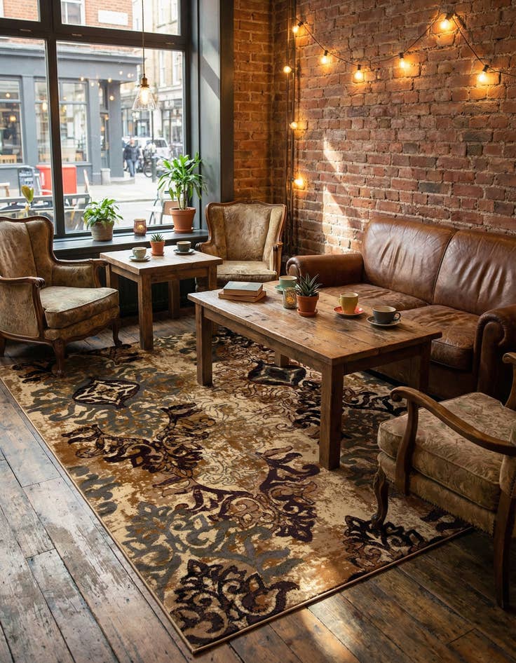 Detail image of 10' x 13' Coffee Shop Rug