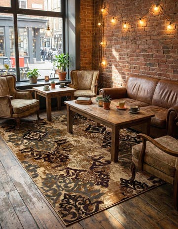 10' x 13' Cafe Rug