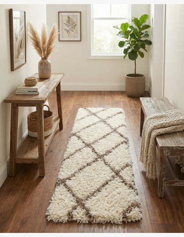 2' x 8' Infinity Shag Runner Rug
