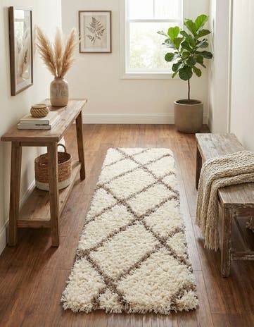 2' x 8' Infinity Shag Runner Rug