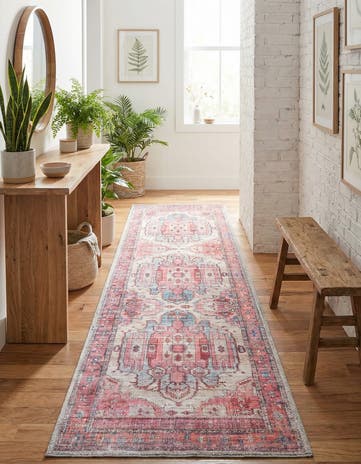2' x 8' Washable Maahru Runner Rug