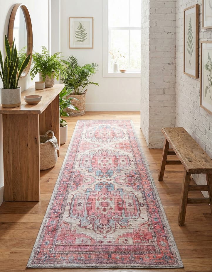2' x 8' Washable Maahru Runner Rug