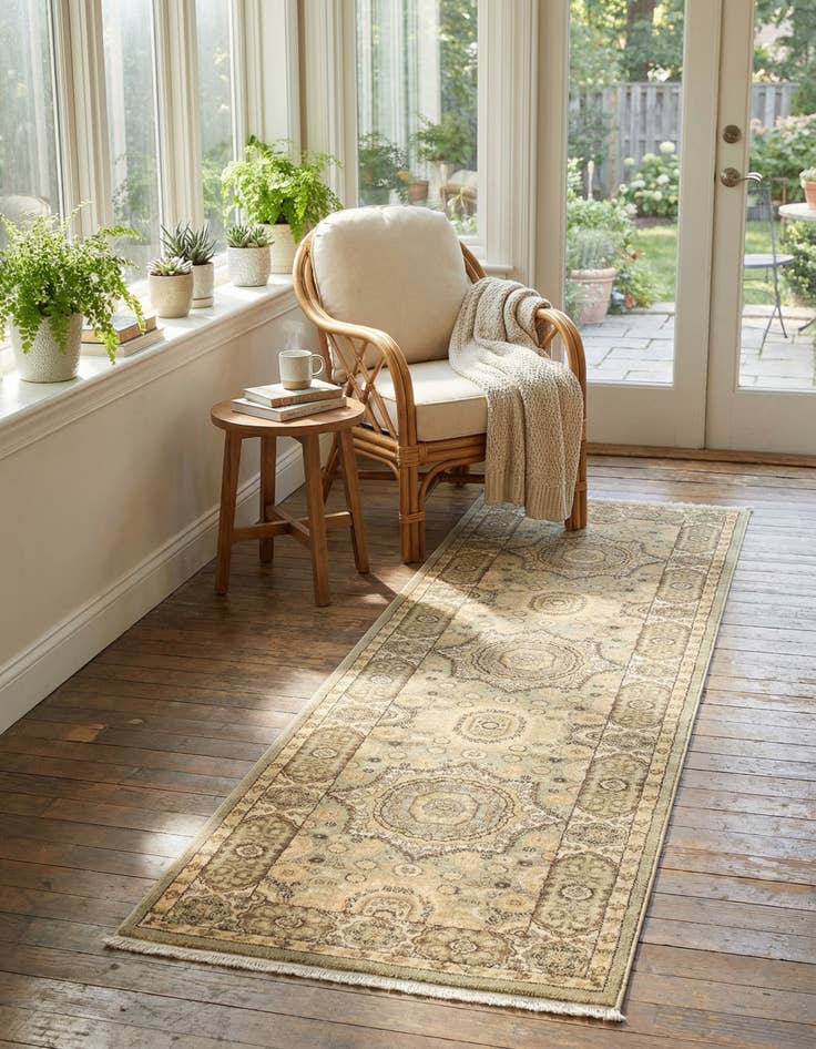 Detail image of 2' 7 x 10' Mamluk Runner Rug