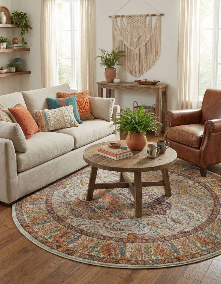 Detail image of 8' x 8' Havana Round Rug