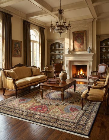 8' x 10' Hand Knotted Tabriz Persian Rug