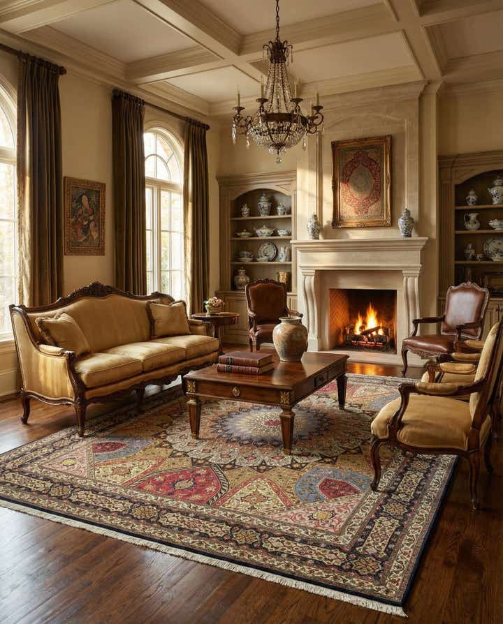 8' x 10' Hand Knotted Tabriz Persian Rug