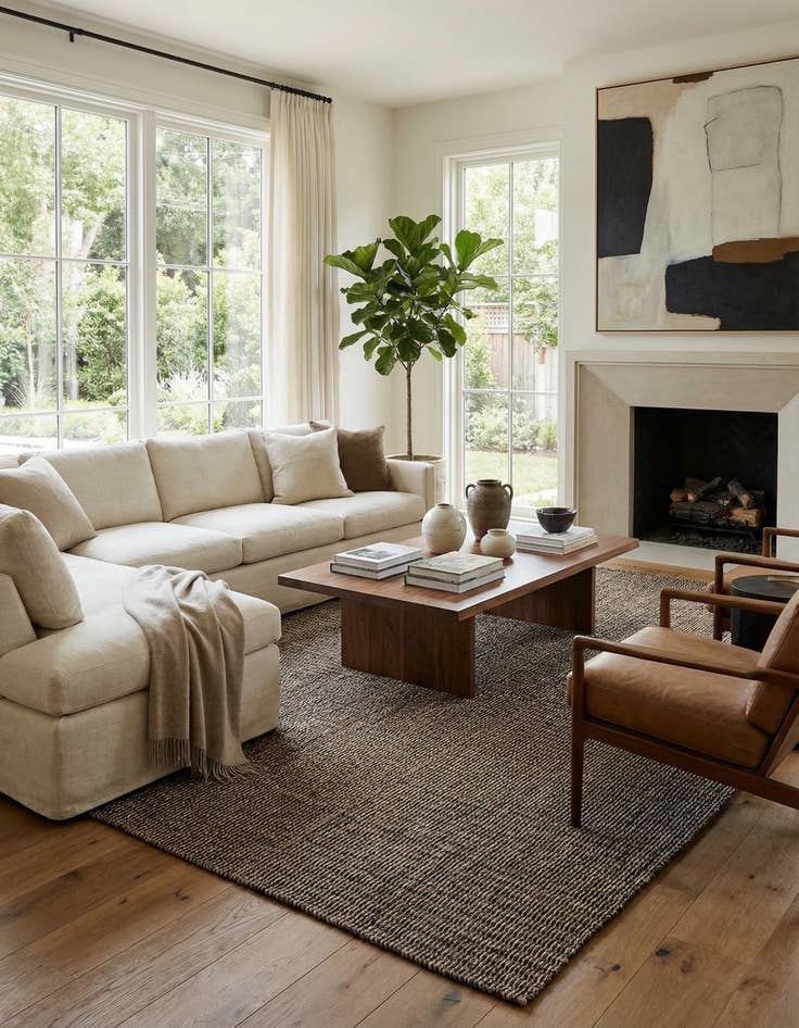 Detail image of  9' 1 x 11' 3  Hand Knotted Darya Wool Rug