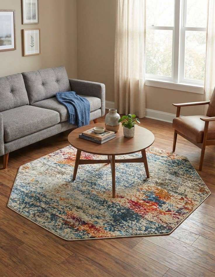 Detail image of 5' x 5' Havana Octagon Rug