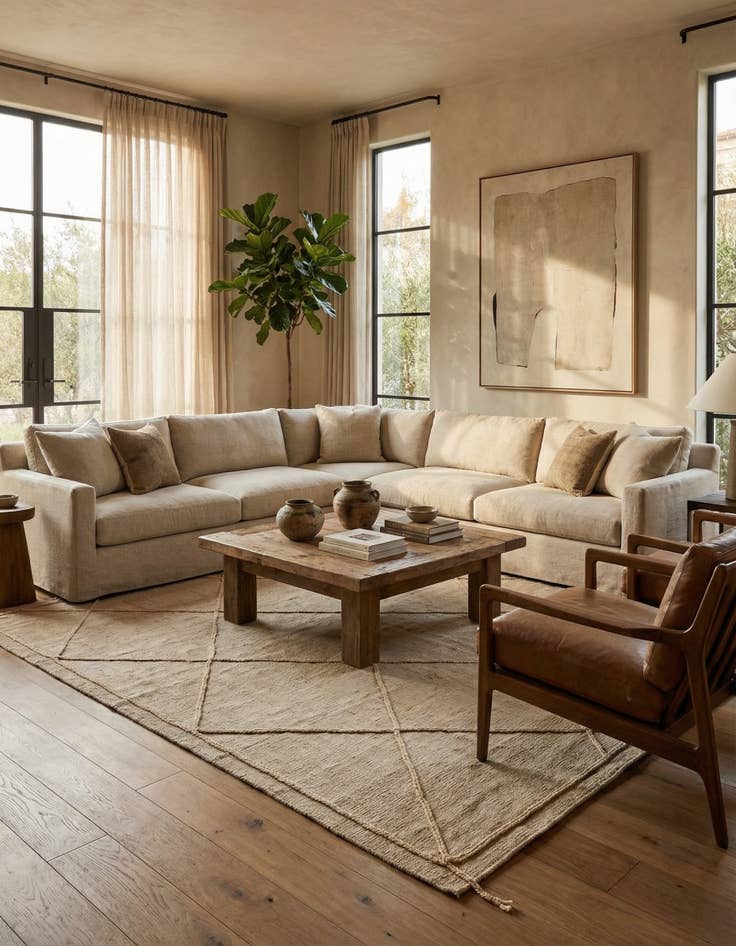 Detail image of 7' 11 x 9' 6  Hand Knotted Darya Wool Rug