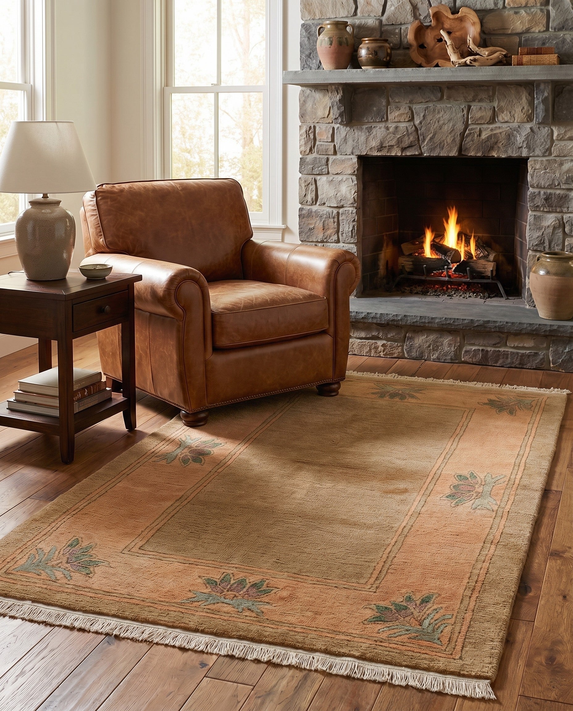 3' 2 x 5' 2 Hand Knotted Tibet Wool Rug