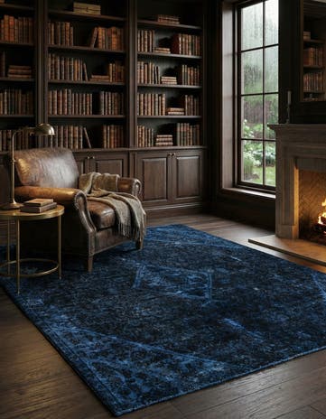 5' 7 x 7' 8 Hand Knotted Ultra Vintage Persian Wool Rug