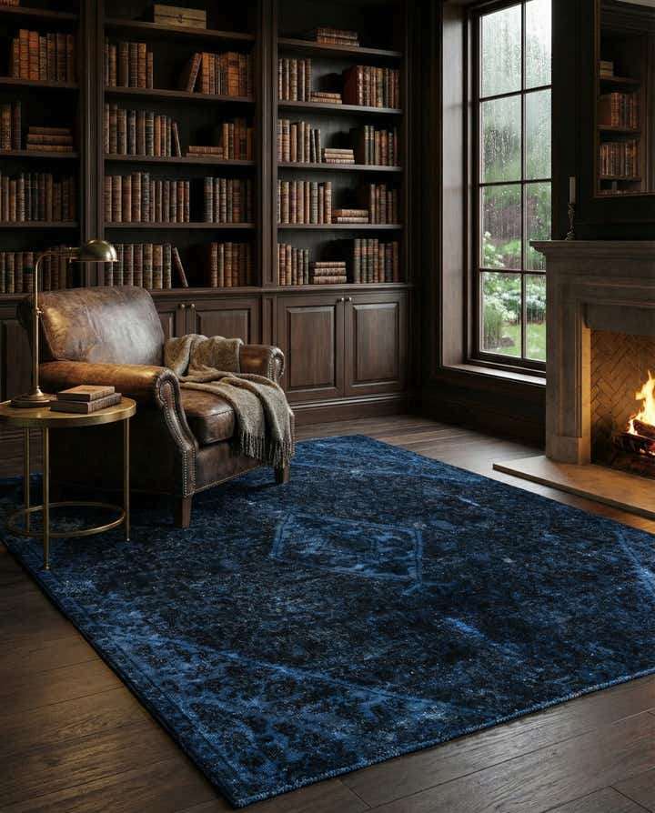 5' 7 x 7' 8 Hand Knotted Ultra Vintage Persian Wool Rug