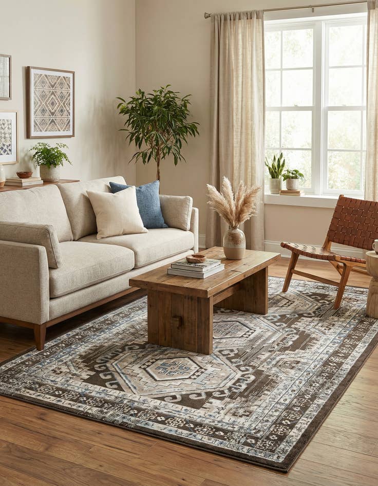 Detail image of  5' 3 x 8' Charlotte Rug