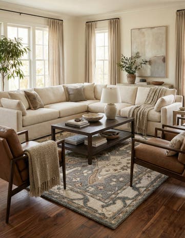 Antique Gray Hand Knotted Sultan Signature Rug