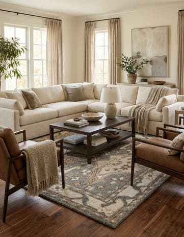 Antique Gray Hand Knotted Sultan Signature Rug