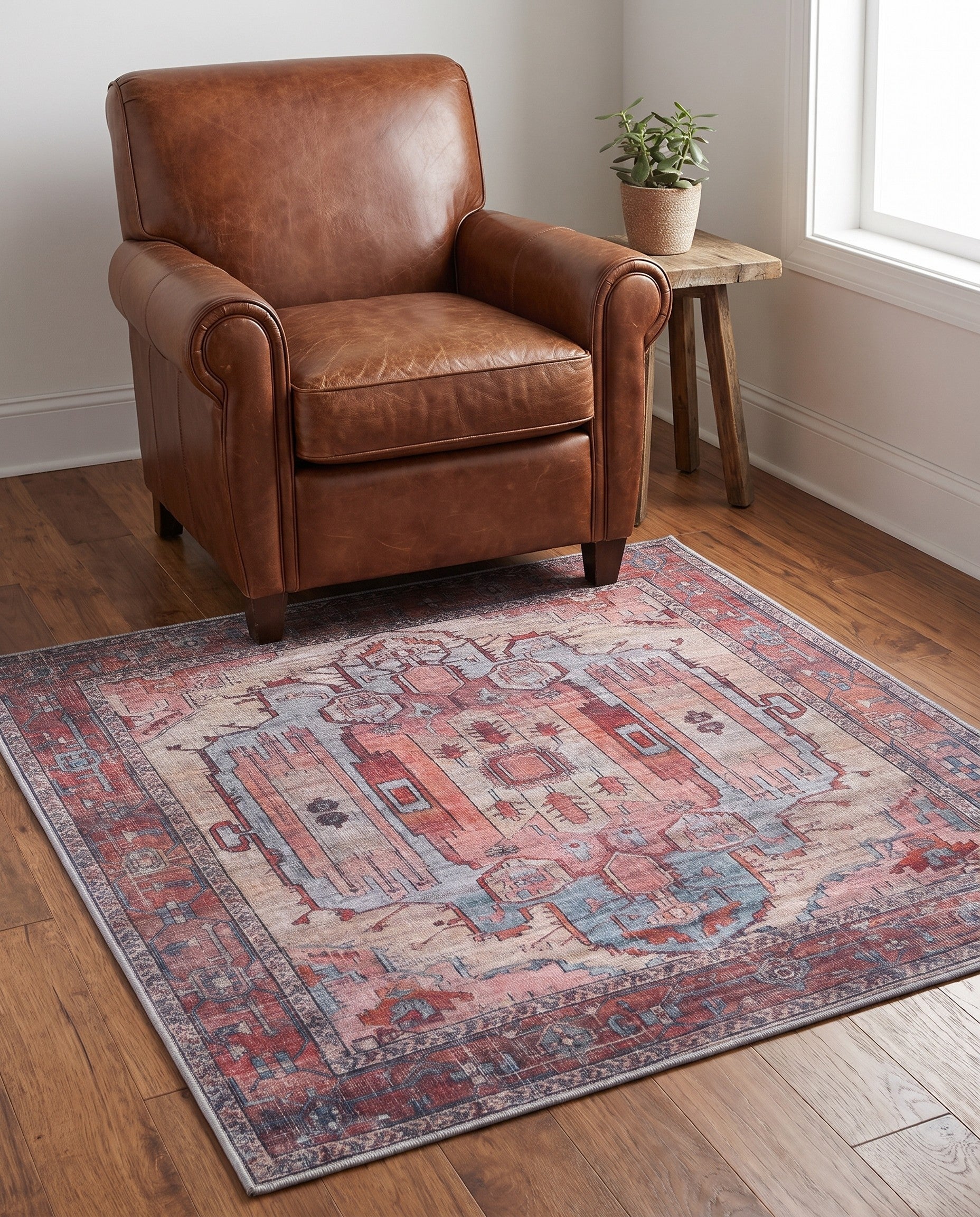 4' x 4' Maahru Square Rug