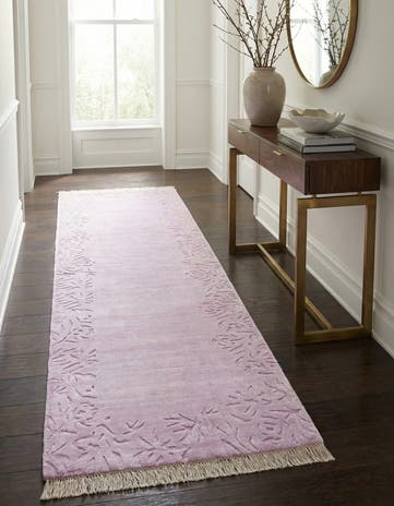 2' 8 x 9' 10 Hand Knotted Darya Wool Runner Rug