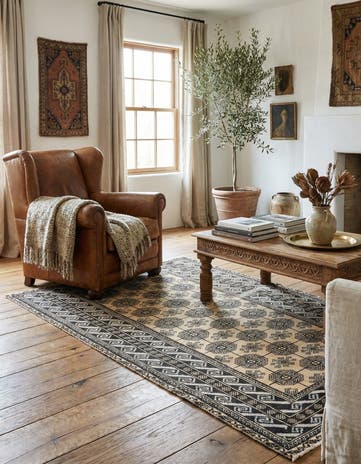 3' 7 x 6' 10 Hamedan Rug