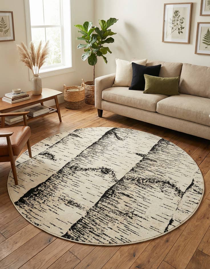 Detail image of 7' 10 x 7' 10 Prismatic Round Rug