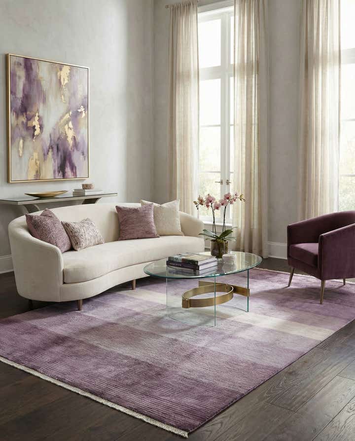 6' 6 x 9' 11 Hand Knotted Darya Wool Rug