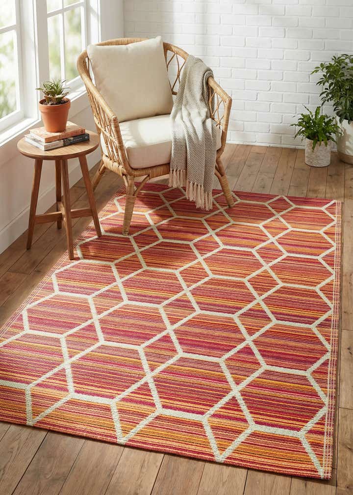 4' x 6' Easy-Clean Vista Breeze Indoor / Outdoor Rug